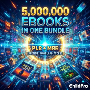 5 Million eBooks Mega Bundle (PLR + MRR) – Resell, Rebrand & Build Your Passive Income Business