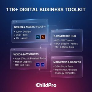Digital Empire Bundle –1TB Graphics, Marketing & E-Commerce Tools