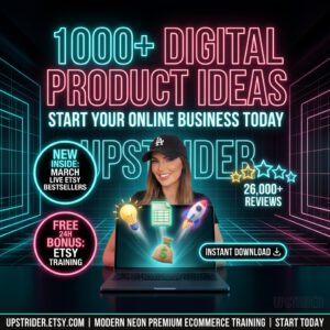 1000+ Digital Product Ideas to Create & Sell Today – Passive Income Blueprint for Etsy, Gumroad & Online Stores